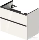 Duravit D-NEO 634x452 mm-es 2 fiókos függesztett szekrény 236780XXX mosdóhoz,White High Gloss Decor DE435502222