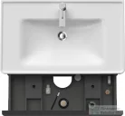 Duravit D-NEO 634x452 mm-es 2 fiókos függesztett szekrény 236780XXX mosdóhoz,White High Gloss Decor DE435502222