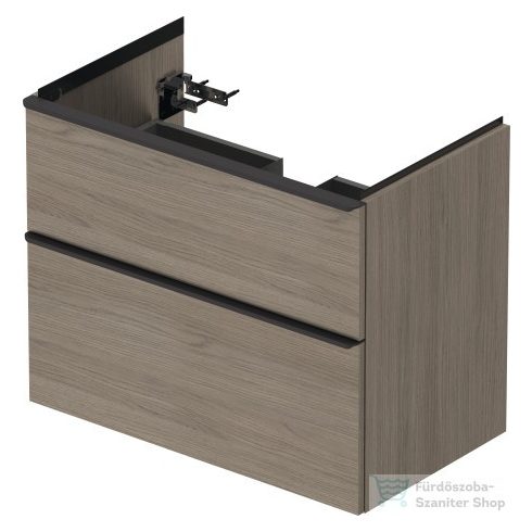 Duravit D-NEO 634x452 mm-es 2 fiókos függesztett szekrény 236780XXX mosdóhoz,Oak Terra DE435503535