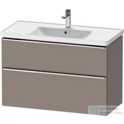   Duravit D-NEO 98,4x45,2 cm-es, 2 fiókos alsószekrény króm fogantyúval 236710 mosdóhoz, matt bazalt DE4356010430000