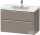 Duravit D-NEO 98,4x45,2 cm-es, 2 fiókos alsószekrény króm fogantyúval 236710 mosdóhoz, matt bazalt DE4356010430000