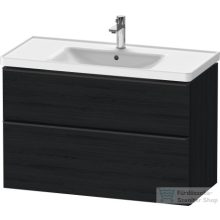  Duravit D-NEO 984x452 mm-es 2 fiókos függesztett szekrény 236710XXX mosdóhoz,Black Oak DE435601616