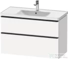 Duravit D-NEO 984x452 mm-es 2 fiókos függesztett szekrény 236710XXX mosdóhoz,White Matt Decor DE435601818