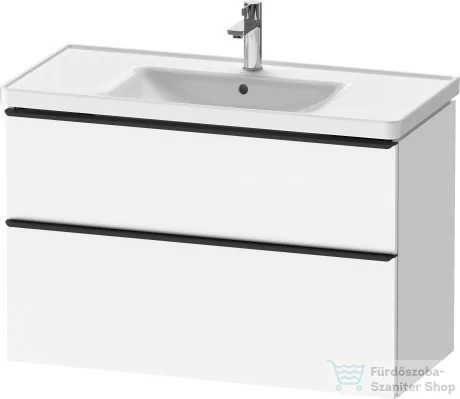 Duravit D-NEO 984x452 mm-es 2 fiókos függesztett szekrény 236710XXX mosdóhoz,White Matt Decor DE435601818