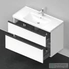Duravit D-NEO 984x452 mm-es 2 fiókos függesztett szekrény 236710XXX mosdóhoz,White Matt Decor DE435601818