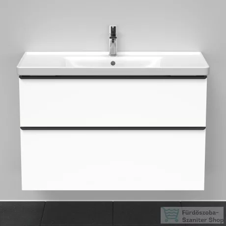 Duravit D-NEO 984x452 mm-es 2 fiókos függesztett szekrény 236710XXX mosdóhoz,White Matt Decor DE435601818
