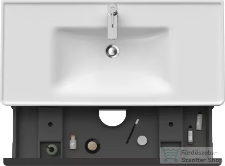 Duravit D-NEO 984x452 mm-es 2 fiókos függesztett szekrény 236710XXX mosdóhoz,White High Gloss Decor DE435602222
