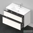 Duravit D-NEO 984x452 mm-es 2 fiókos függesztett szekrény 236710XXX mosdóhoz,White High Gloss Decor DE435602222