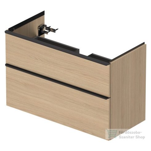 Duravit D-NEO 984x452 mm-es 2 fiókos függesztett szekrény 236710XXX mosdóhoz,Natural Oak DE435603030