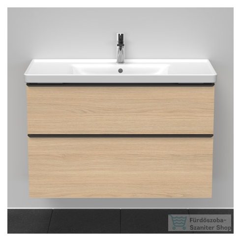 Duravit D-NEO 984x452 mm-es 2 fiókos függesztett szekrény 236710XXX mosdóhoz,Natural Oak DE435603030