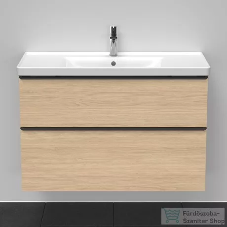 Duravit D-NEO 984x452 mm-es 2 fiókos függesztett szekrény 236710XXX mosdóhoz,Natural Oak DE435603030