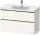 Duravit D-NEO 98,4x45,2 cm-es, 2 fiókos alsószekrény polírozott arany színű fogantyúval 236710 mosdóhoz, fényes fehér DE4356034220000