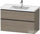 Duravit D-NEO 984x452 mm-es 2 fiókos függesztett szekrény 236710XXX mosdóhoz,Oak Terra DE435603535