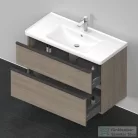 Duravit D-NEO 984x452 mm-es 2 fiókos függesztett szekrény 236710XXX mosdóhoz,Oak Terra DE435603535