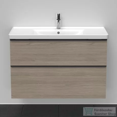 Duravit D-NEO 984x452 mm-es 2 fiókos függesztett szekrény 236710XXX mosdóhoz,Oak Terra DE435603535