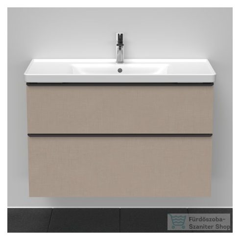 Duravit D-NEO 984x452 mm-es 2 fiókos függesztett szekrény 236710XXX mosdóhoz,Linen Decor DE435607575