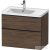 Duravit D-NEO 784x452 mm-es 2 fiókos függesztett szekrény 236980XXX mosdóhoz,Walnut Dark Decor DE435702121