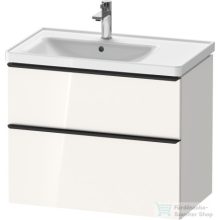  Duravit D-NEO 784x452 mm-es 2 fiókos függesztett szekrény 236980XXX mosdóhoz,White High Gloss Decor DE435702222