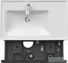 Duravit D-NEO 784x452 mm-es 2 fiókos függesztett szekrény 236980XXX mosdóhoz,White High Gloss Decor DE435702222