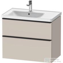   Duravit D-NEO 784x452 mm-es 2 fiókos függesztett szekrény 236980XXX mosdóhoz,Taupe Matt Decor DE435709191