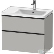   Duravit D-NEO 784x452 mm-es 2 fiókos függesztett szekrény 237080XXX mosdóhoz,Concrete Grey Matt Decor DE435800707