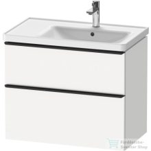   Duravit D-NEO 784x452 mm-es 2 fiókos függesztett szekrény 237080XXX mosdóhoz,White Matt Decor DE435801818