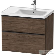   Duravit D-NEO 784x452 mm-es 2 fiókos függesztett szekrény 237080XXX mosdóhoz,Walnut Dark Decor DE435802121