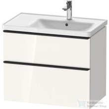   Duravit D-NEO 784x452 mm-es 2 fiókos függesztett szekrény 237080XXX mosdóhoz,White High Gloss Decor DE435802222