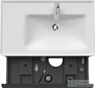 Duravit D-NEO 784x452 mm-es 2 fiókos függesztett szekrény 237080XXX mosdóhoz,White High Gloss Decor DE435802222