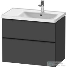   Duravit D-NEO 784x452 mm-es 2 fiókos függesztett szekrény 237080XXX mosdóhoz,Graphite Matt Decor DE435804949