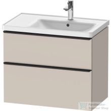   Duravit D-NEO 784x452 mm-es 2 fiókos függesztett szekrény 237080XXX mosdóhoz,Taupe Matt Decor DE435809191