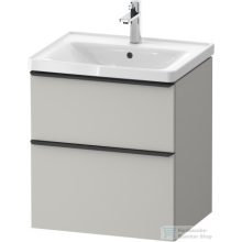   Duravit D-NEO 584x452 mm-es 2 fiókos függesztett szekrény 236760XXX mosdóhoz,Concrete Grey Matt Decor DE4359007070000