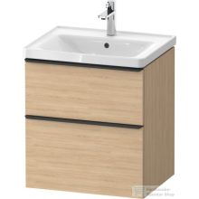   Duravit D-NEO 584x452 mm-es 2 fiókos függesztett szekrény 236760XXX mosdóhoz,Natural Oak DE4359030300000