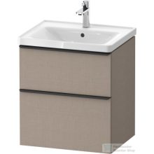   Duravit D-NEO 584x452 mm-es 2 fiókos függesztett szekrény 236760XXX mosdóhoz,Linen Decor DE4359075750000