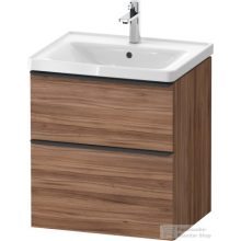   Duravit D-NEO 584x452 mm-es 2 fiókos függesztett szekrény 236760XXX mosdóhoz,Natural Walnut Decor DE4359079790000
