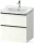 Duravit D-NEO 58,4x45,2 cm-es, 2 fiókos alsószekrény fekete fogantyúval 236760, vagy 241260 mosdóhoz, fényes fehér DE43590BD220000