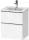 Duravit D-NEO 51x40,2 cm-es, 2 fiókos alsószekrény króm fogantyúval 233653 mosdóhoz, matt fehér DE4360010180000