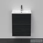 Duravit D-NEO 510x402 mm-es 2 fiókos függesztett szekrény 233653XXX mosdóhoz,Black Oak DE436001616