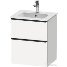   Duravit D-NEO 510x402 mm-es 2 fiókos függesztett szekrény 233653XXX mosdóhoz,White Matt Decor DE436001818