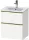 Duravit D-NEO 51x40,2 cm-es, 2 fiókos alsószekrény polírozott arany színű fogantyúval 233653 mosdóhoz, matt fehér DE4360034180000