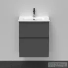 Duravit D-NEO 510x402 mm-es 2 fiókos függesztett szekrény 233653XXX mosdóhoz,Graphite Matt Decor DE436004949