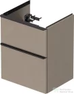 Duravit D-NEO 510x402 mm-es 2 fiókos függesztett szekrény 233653XXX mosdóhoz,Linen Decor DE436007575