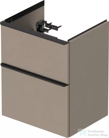 Duravit D-NEO 510x402 mm-es 2 fiókos függesztett szekrény 233653XXX mosdóhoz,Linen Decor DE436007575