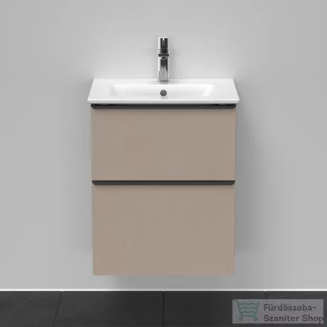 Duravit D-NEO 510x402 mm-es 2 fiókos függesztett szekrény 233653XXX mosdóhoz,Linen Decor DE436007575