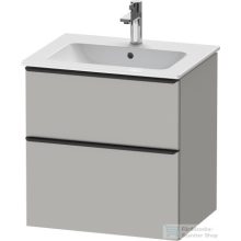   Duravit D-NEO 610x462 mm-es 2 fiókos függesztett szekrény 233663XXX mosdóhoz,Concrete Grey Matt Decor DE436100707