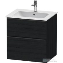   Duravit D-NEO 610x462 mm-es 2 fiókos függesztett szekrény 233663XXX mosdóhoz,Black Oak DE436101616