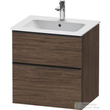   Duravit D-NEO 610x462 mm-es 2 fiókos függesztett szekrény 233663XXX mosdóhoz,Walnut Dark Decor DE436102121
