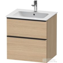   Duravit D-NEO 610x462 mm-es 2 fiókos függesztett szekrény 233663XXX mosdóhoz,Natural Oak DE436103030