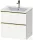Duravit D-NEO 61x46,2 cm-es, 2 fiókos alsószekrény polírozott arany színű fogantyúval 233663 mosdóhoz, matt fehér DE4361034180000