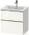 Duravit D-NEO 61x46,2 cm-es, 2 fiókos alsószekrény polírozott arany színű fogantyúval 233663 mosdóhoz, fényes fehér DE4361034220000